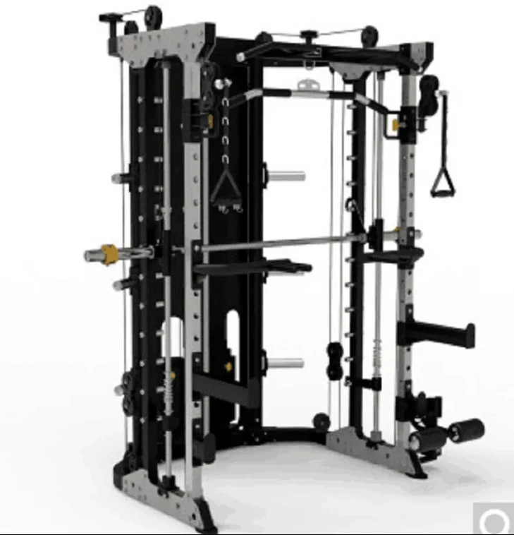 Wholesale Gym Equipment Multifunctional Fitness Machine Commercial Fitness Function Smith Machine Weight Bench