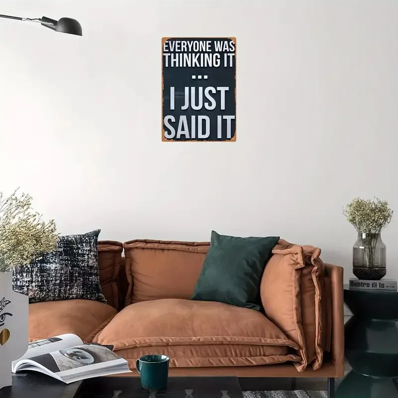 2D Flat 8x12 Inch Metal Wall Art Aluminum Sign 