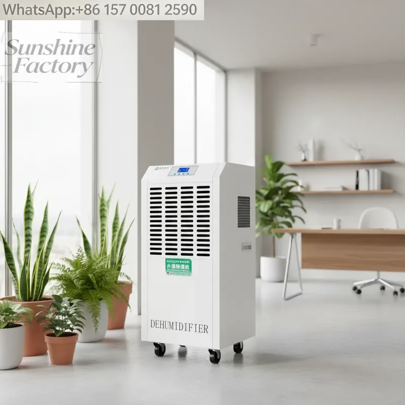 High quality Portable Heating Dehumidifier Compact Design for Small Workshop Storage Room Moisture Absorption and Heating