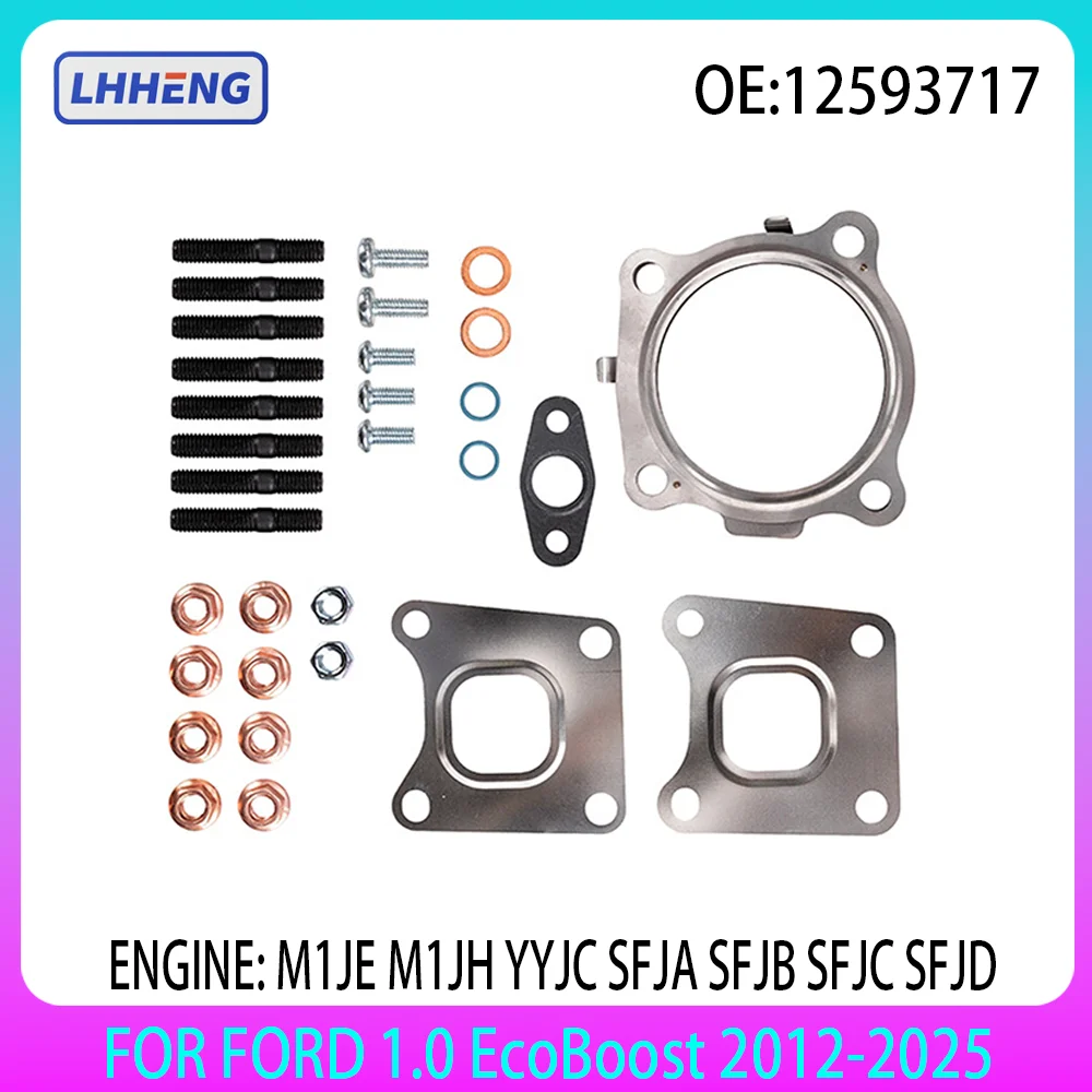 

ENGINE Supercharger gasket kit For FORD B-MAX C-MAX ECOSPORT FIESTA FOCUS MONDEO TRANSIT 1.0L 1.0T GAS L3 2012-2025 04-10344-01