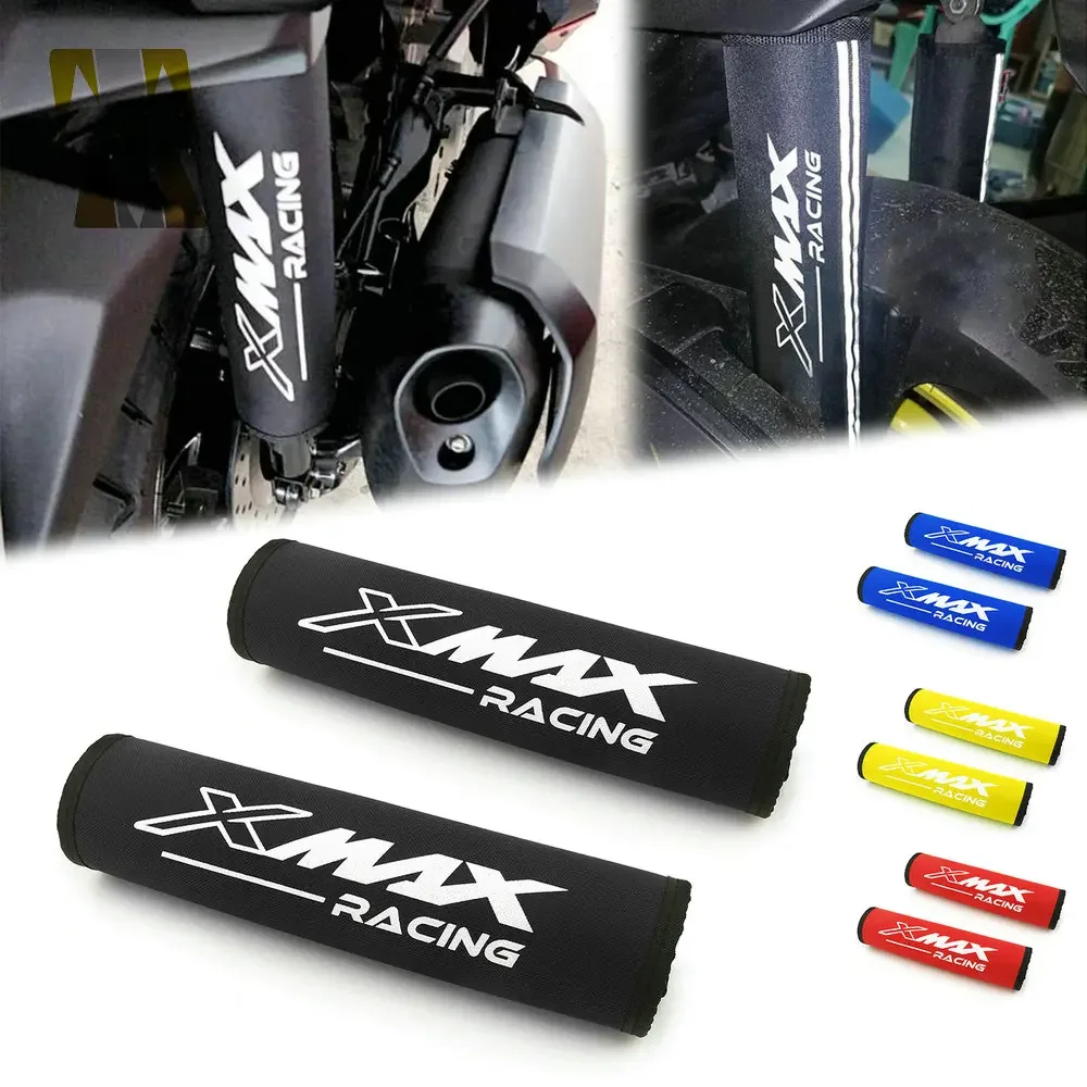 

XMAX Shock Absorber Cover with Reflective Strip Washable Rubber-based Fastener Motorcycle For Yamaha Xmax 250 300 400 2013-2023