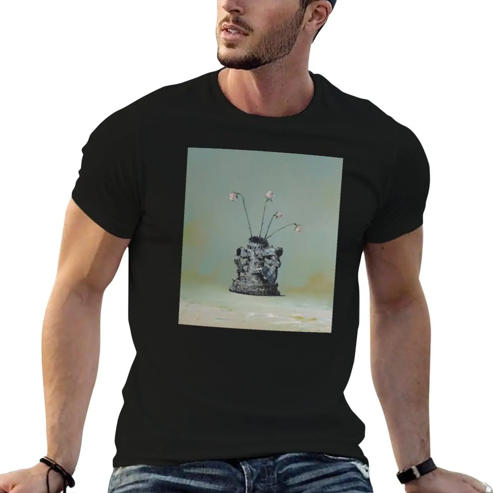 Stage 2 Everywhere at the End of Time by the Caretakers Oil Painting by Ivan Seal T-Shirt Holiday Party Tee Shirt