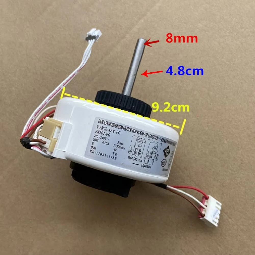 Refrigeration Rotary Storage Fan Motor FN20J-PG YYR20-4A8-PG 20W for Gree Air Conditioning Conditioning Indoor Unit PG Motor