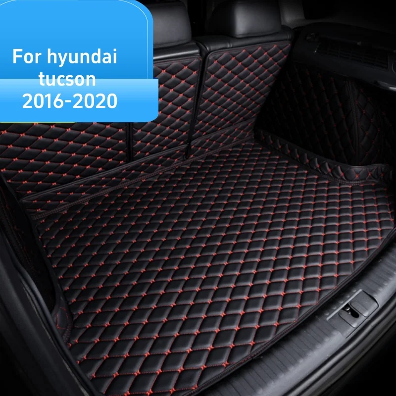 

Коврик в багажник автомобиля по индивидуальному заказу для Hyundai Tucson 2016-2020, водонепроницаемый коврик для салона, автомобильные аксессуары