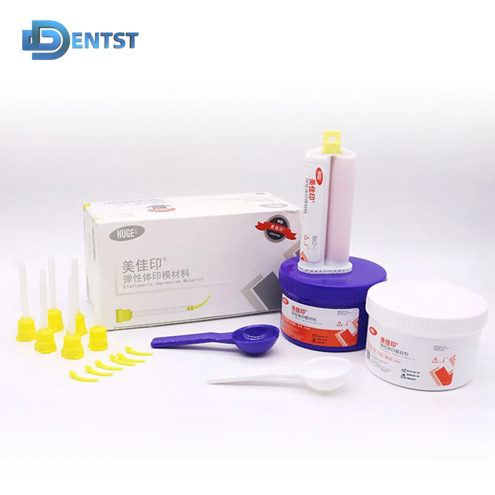 

Dental Silicone Impression Material Kit Elastomeric Putty For Crowns Bridges Implants Light Body Heavy Body Dentist Supplies
