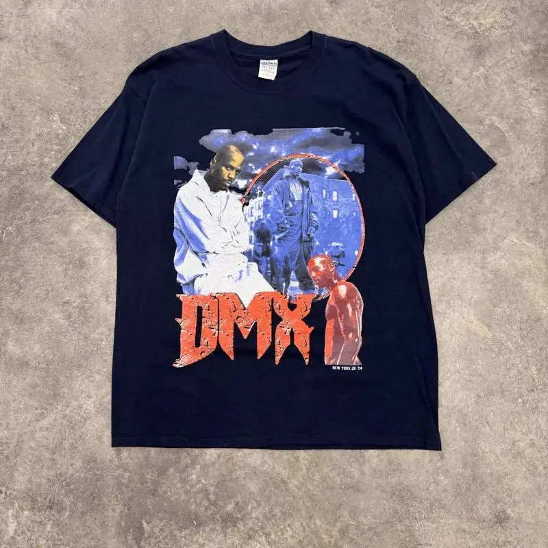 Vintage 2000s DMX Bring Your Whole Crew Ruff Ryders Rap Hip Hop T-Shirt Size XL