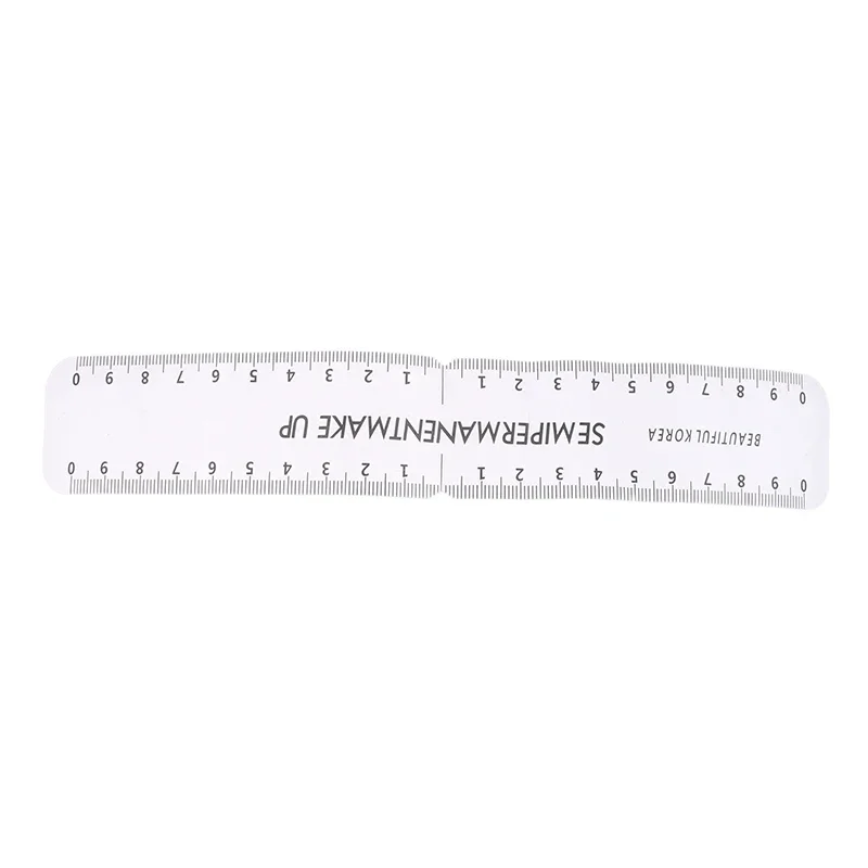 1/5Pcs Universal Reusable Semi Permanent Makeup Guide Ruler Measure Tools Eyebrow Stencil Template Grooming Brow Shaping Styling