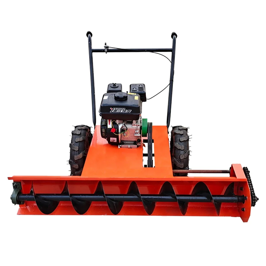 

Small hand-push snowplow multifunctional self-propelled household snowplow