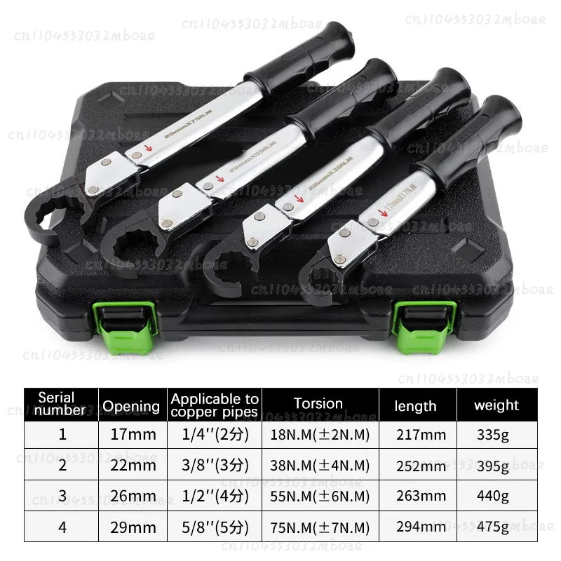 ST-02L Ratchet Torque Wrench Set - High-precision Open-end Wrench for Spark Plug and Air Conditioning Maintenance Tools