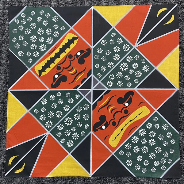 

Vintage Pure Cotton Square Handkerchief ket Square Men's Sweat Absorbent Faionable Retro Sle Unbranded Accory