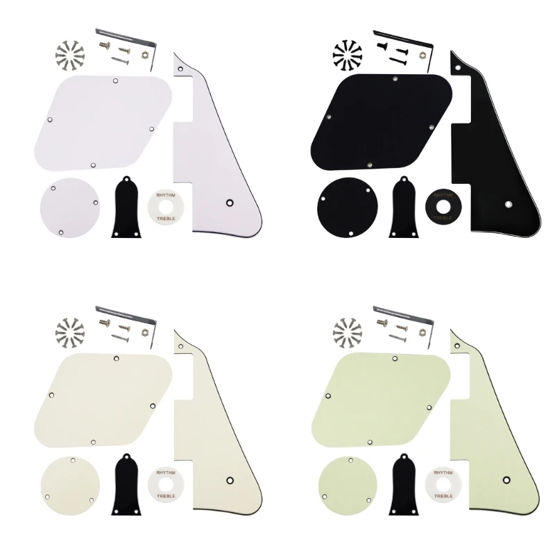 1 Set of LP Guitar Pickguard Brand New Cover Scratch Plate with Mounting Screw Easy to Install Enduring for Guitar Accessories