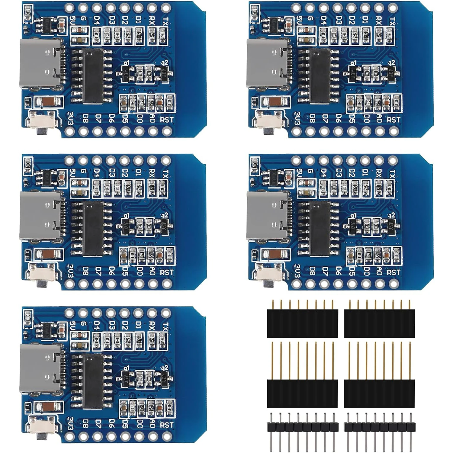 D1 Mini V4.0.0 TYPE-C USB WIFI Internet of Things Board based ESP8266 4MB MicroPython Nodemcu Arduino Compatible