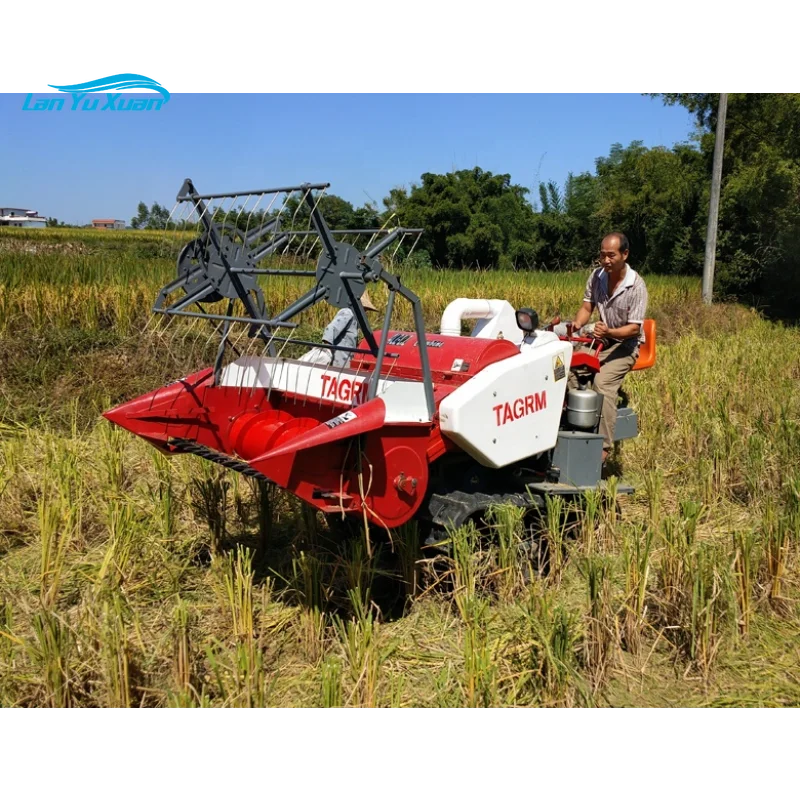 Newest agricultural machines mini wheat combine harvester / wheat cutting machine price in India