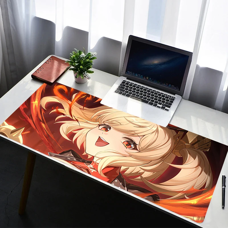 

Mouse Pad Office Zenless Zone Zero Burnice White PC Gaming Accessories Keyboard Pad Rubber Anime Mousepad Laptop Desk Mouse Mat