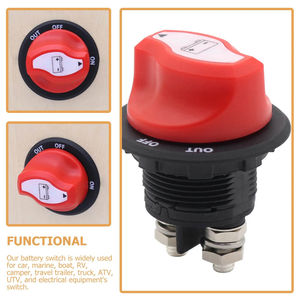 

32v Switch Marine Isolator Waterproof Rv Disconnect Nylon Fiberglass Shell Copper RV Boat Car Truck ATV UTV