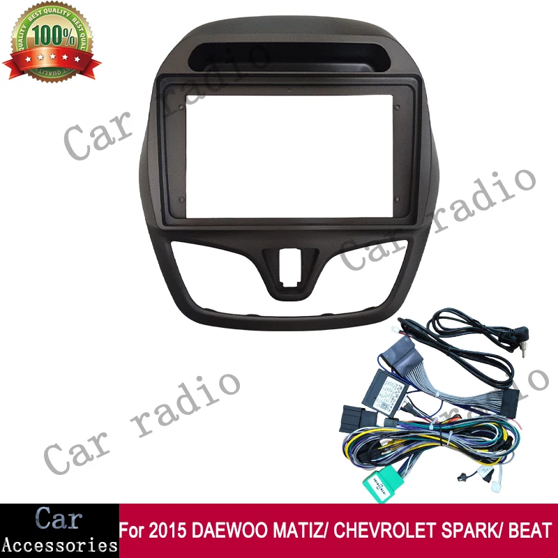 9 Inch For 2015 DAEWOO MATIZ/ CHEVROLET SPARK/ BEAT Car Radio Android Stereo Frame Player Head Unit Fascia Panel Board Cover