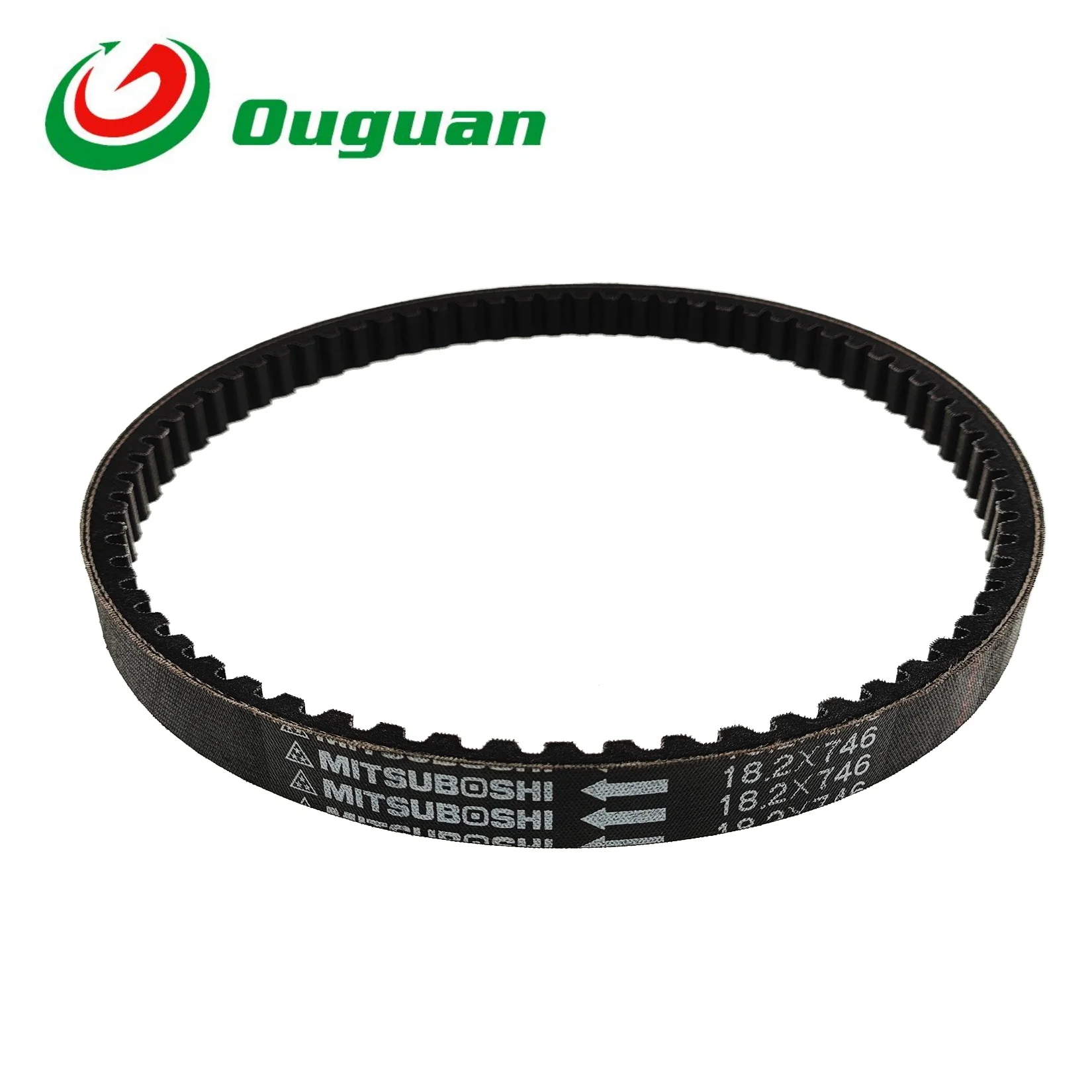 

ouguan 746 18.2 for Motorcycle Engine Parts Scooter Moped Rubber Drive Belt V Belt 18.2*746 Transmission Belt 746x18.2mm