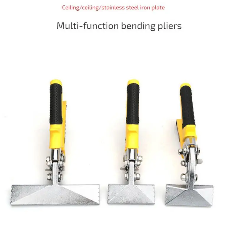 

U50 Hand Seamer Wide Sheet Metal Bending Pliers Crimping Tool Jaw Straight Elbow Multitool Ergonomic Handle hand tool