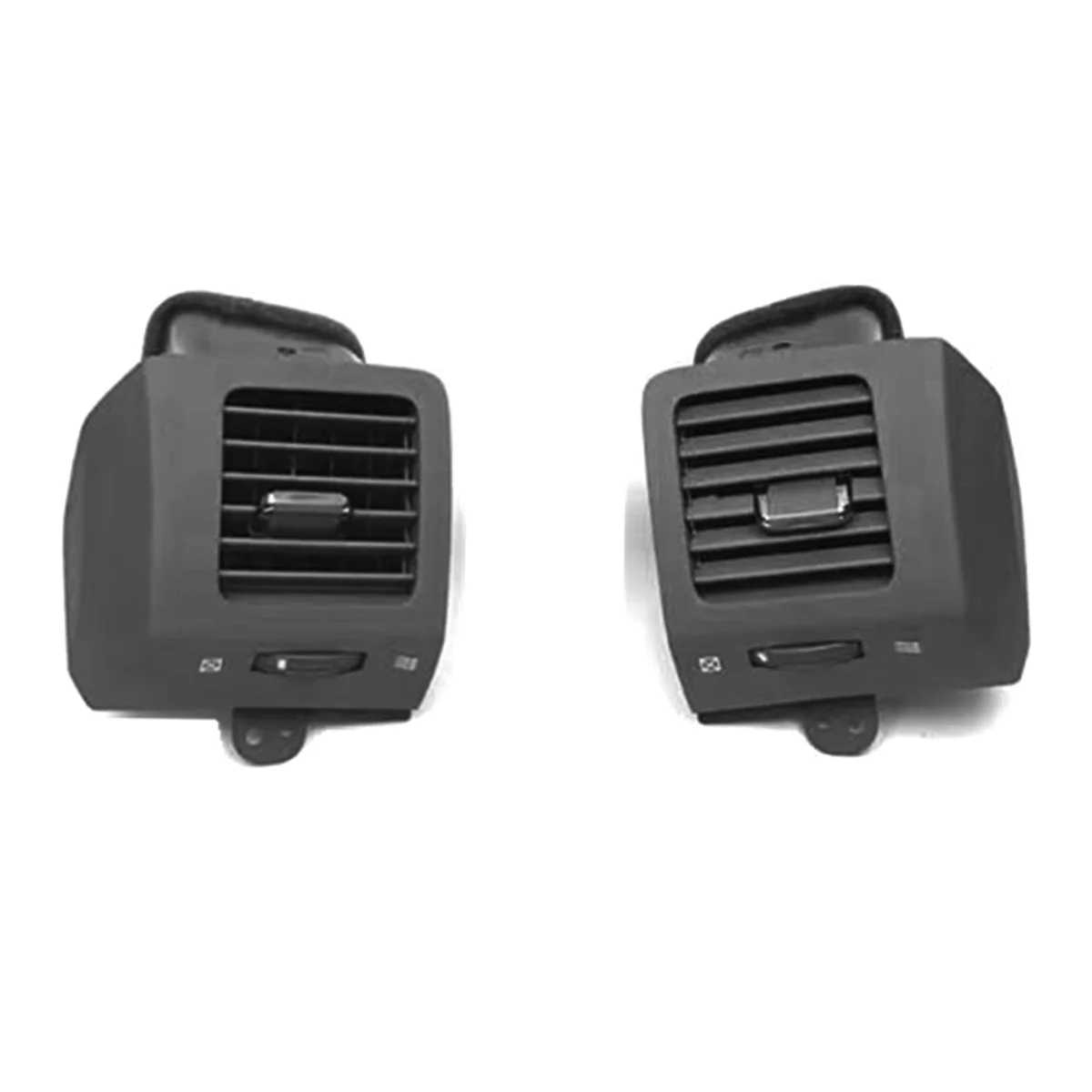 Salida de ventilación de aire para salpicadero, rejilla de aire acondicionado, color negro, para Toyota Land Cruiser Prado 120 Lexus GX470 03-09