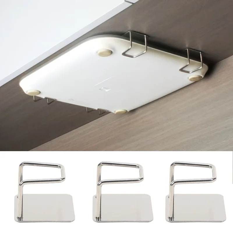 Neues, an der Wand montiertes Gewichtswaagen-Aufbewahrungsregal, universelle Halterung, spurloses Paste, platzsparendes Design, geeignet für Zuhause und Badezimmer
