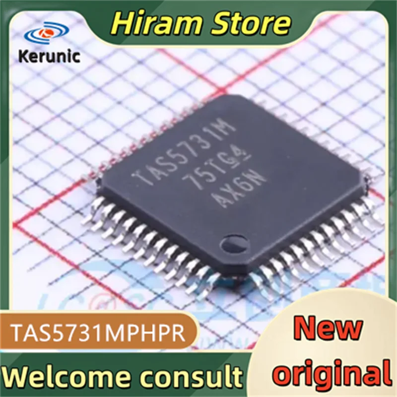 2PCS TAS5731M New and original TAS5731MPHPR TAS5731MPHP TAS5731MP TAS5731