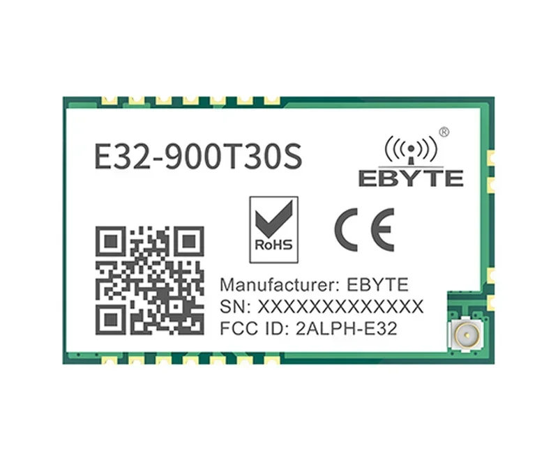 

868MHz 915MHz LoRa 1W SMD Wireless Transceiver E32-900T30S Long Range Transmitter RF Module IPEX Antenna