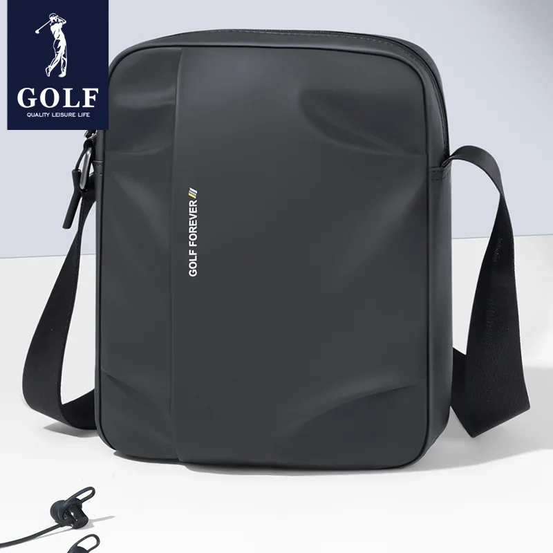 GOLF crossbody bag, large capacity single shoulder bag, men\'s casual business Oxford cloth commuting small bag, trendy brand