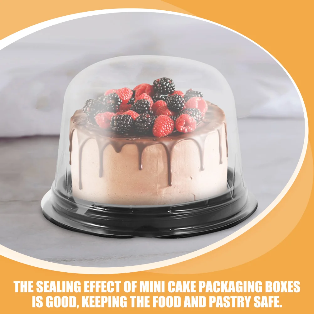 100 Pcs Cake Stand Box Party Favor Boxes Individual Cupcake Containers Cheese Dessert Mini