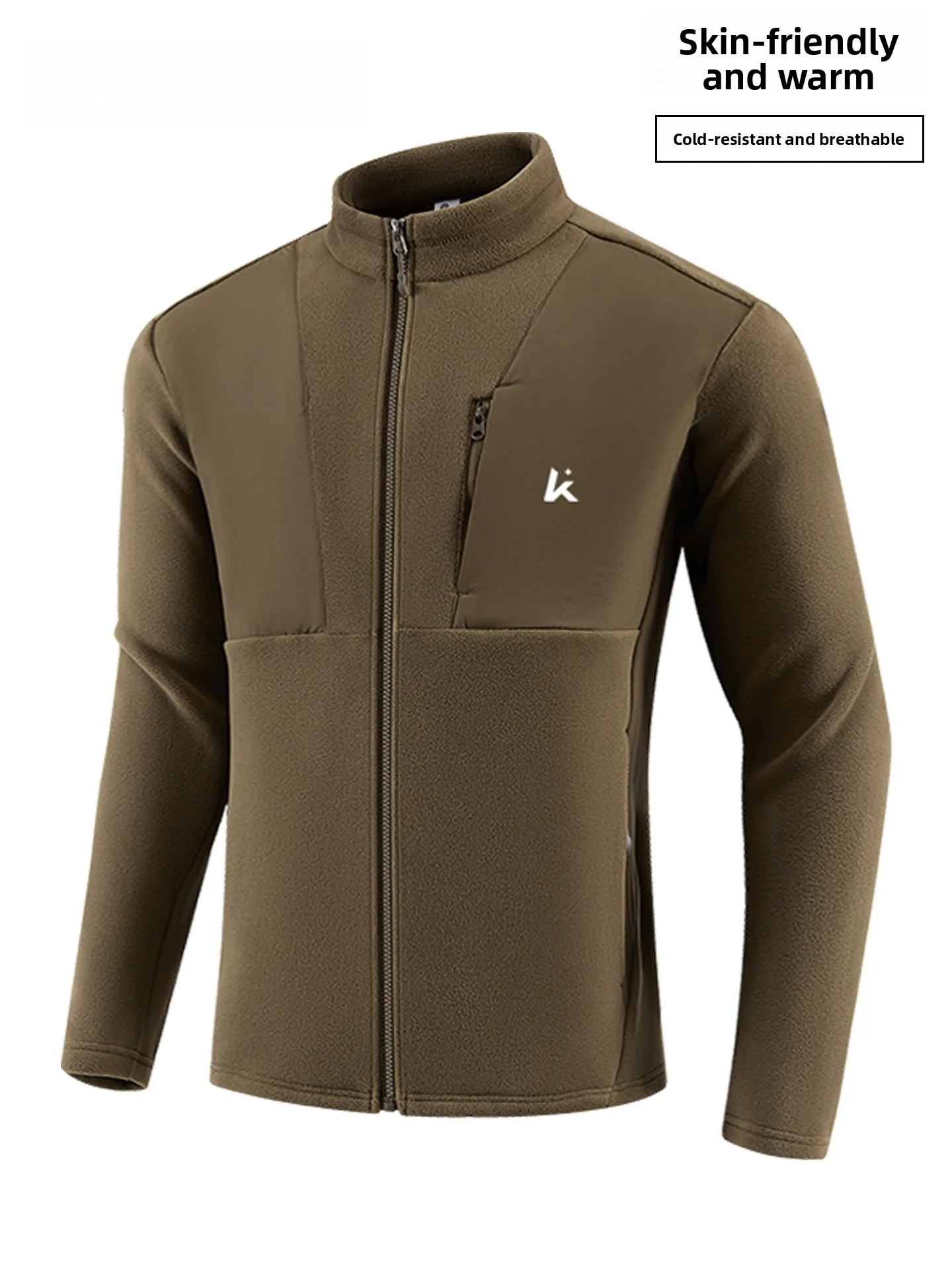 

Men's Outdoor Long Sve T-irt Fitn Training Badminton Sportswear Warmth Comfortable Stand Fit Polyester Fiber