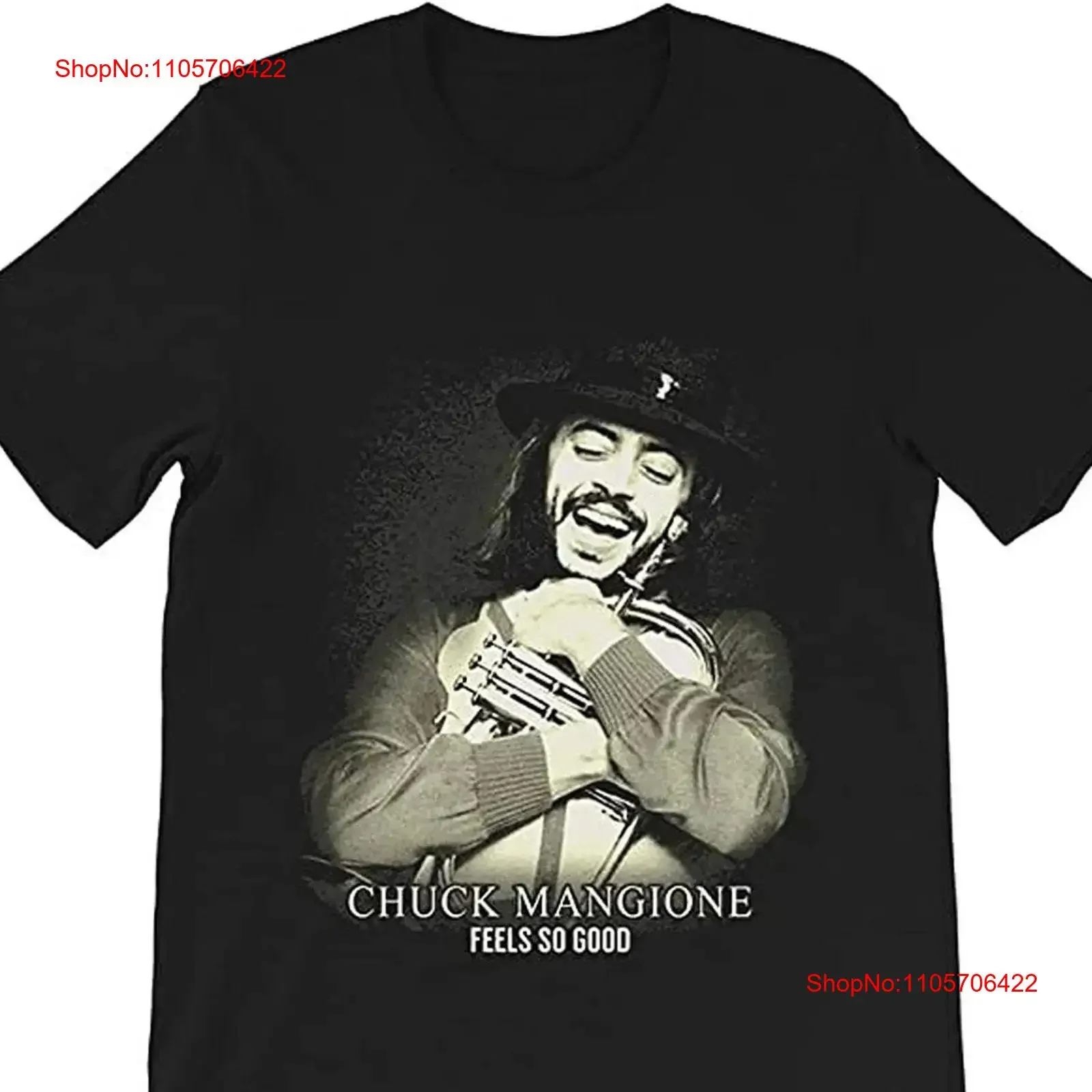 Chuck Mangione Feels so Good Jazz T Shirt EricaCarpenters vintage Washed homme Stretched Unisex graphic Stylish Versatile