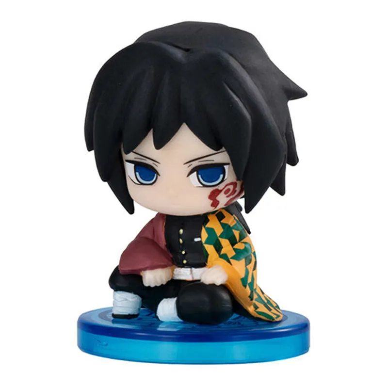 Bandai Demon Slayer Douma Giyuu Akaza Action Figure Model Sitting Posture Design Ornament Gashapon Ball in Stock Genuine - view 4