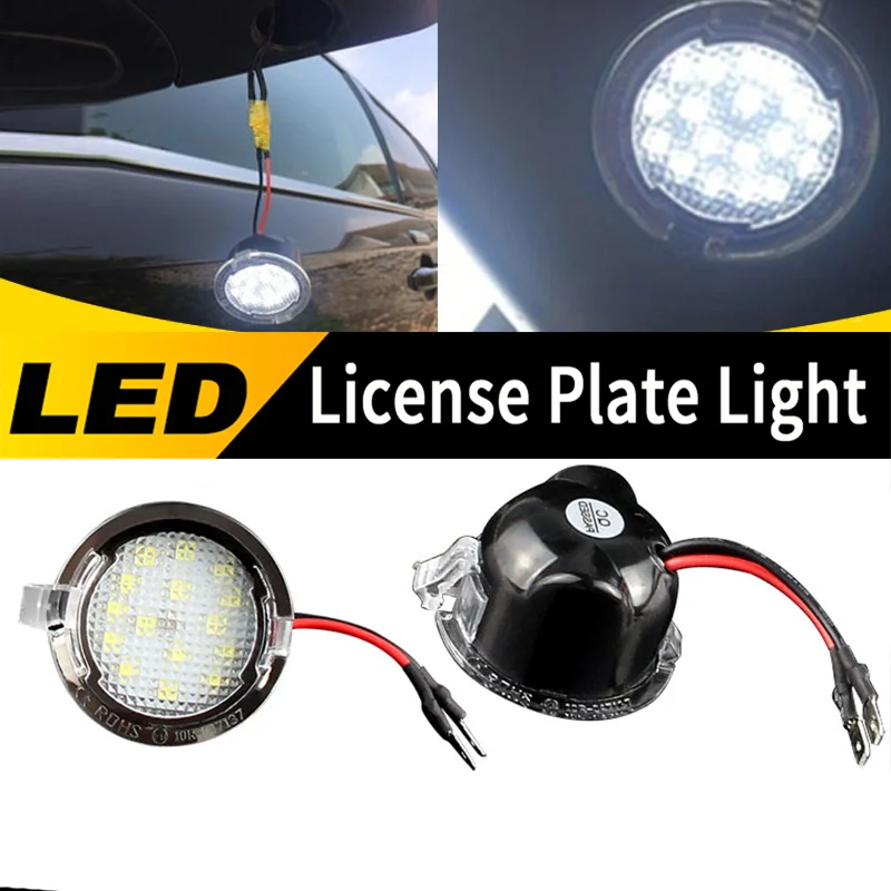 

2pcs Car 18 LED Under Mirror Puddle Light Replacement for Ford Mondeo S-Max EDGE Explorer F-150 3F1Z13B375AA 3F1Z13B375AB