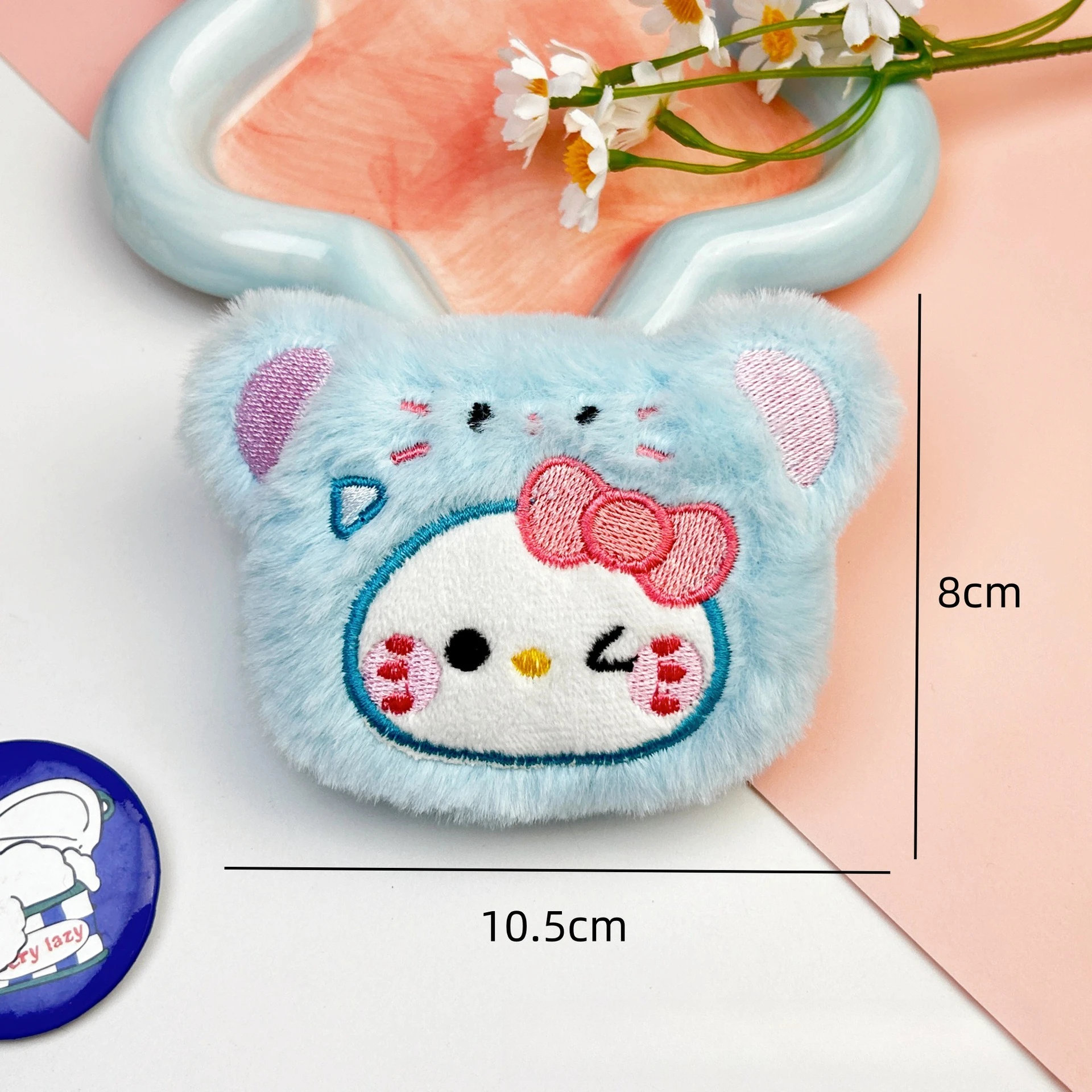 พวงกุญแจตุ๊กตาเฮลโลคิตตี้น่ารัก สไตล์อนิเมะ สำหรับตกแต่งกระเป๋าเป้ ของขวัญสุดน่ารัก นุ่มนิ่ม สร้างสรรค์