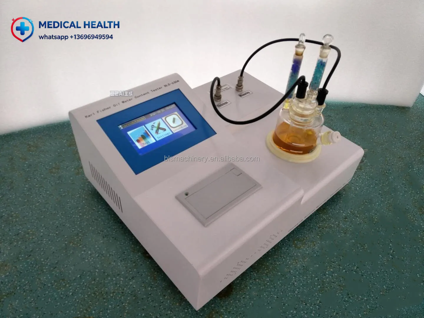 Karl Fischer Titrator Moisture  for Petroleum Products - Accurate Water Content Determination Lab Equipment