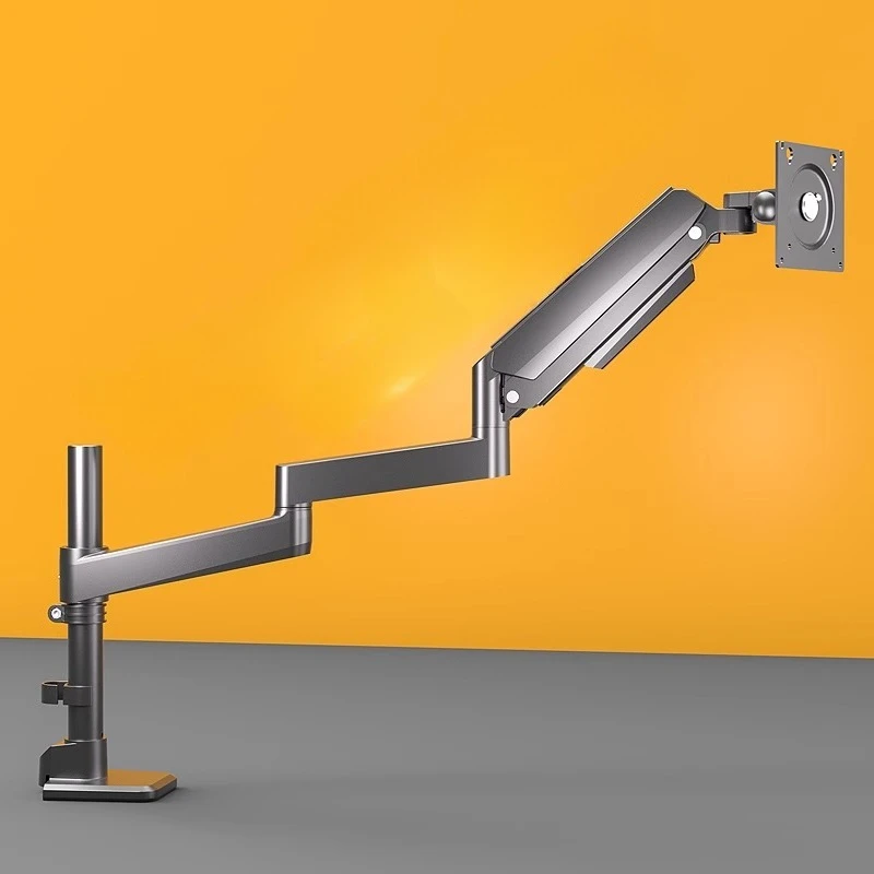 Extended arm 82cm hairtail screen bracket cantilever lifting desktop heightening base 32/34/43/49 inch