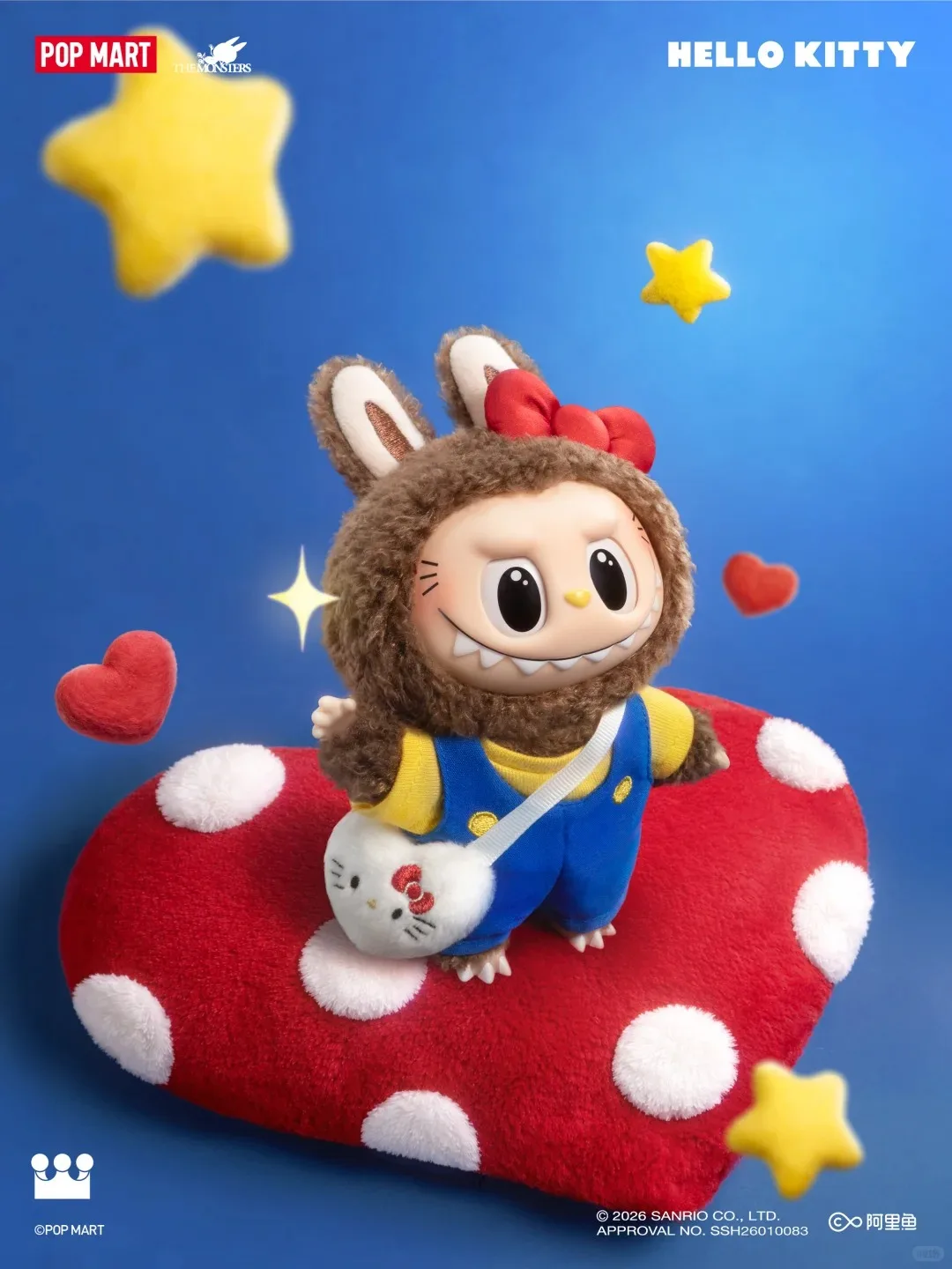 

POPMART 2026 Joint Product Cute and Interesting Toys Sanrio Family Series Trendy Blind Box Surprise Collection of Birthday Gifts