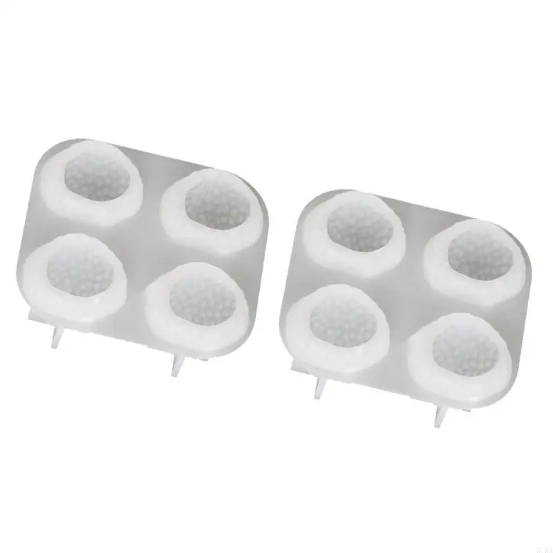 

97BA Strawberry Silicone Molds for Handmade Soap Making 4 Cavities Silicone Molds for Epoxy Resin