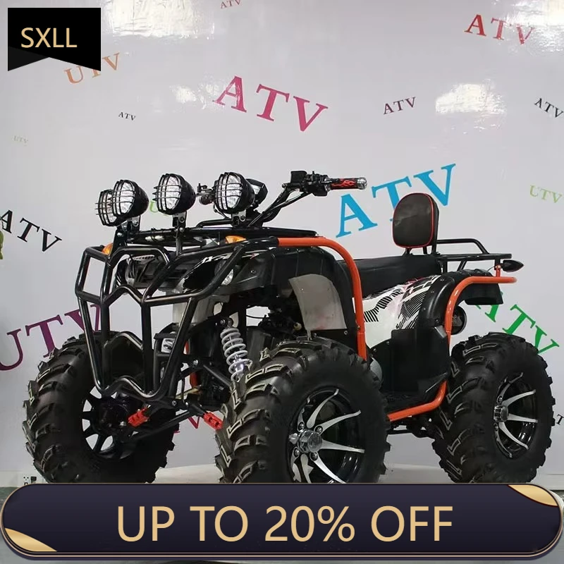 

SXLL SXLL Daniel GY6 automatic all-terrain vehicle 200cc four-wheel off-road motorcycle vibration-proof 12-inch aluminum balance