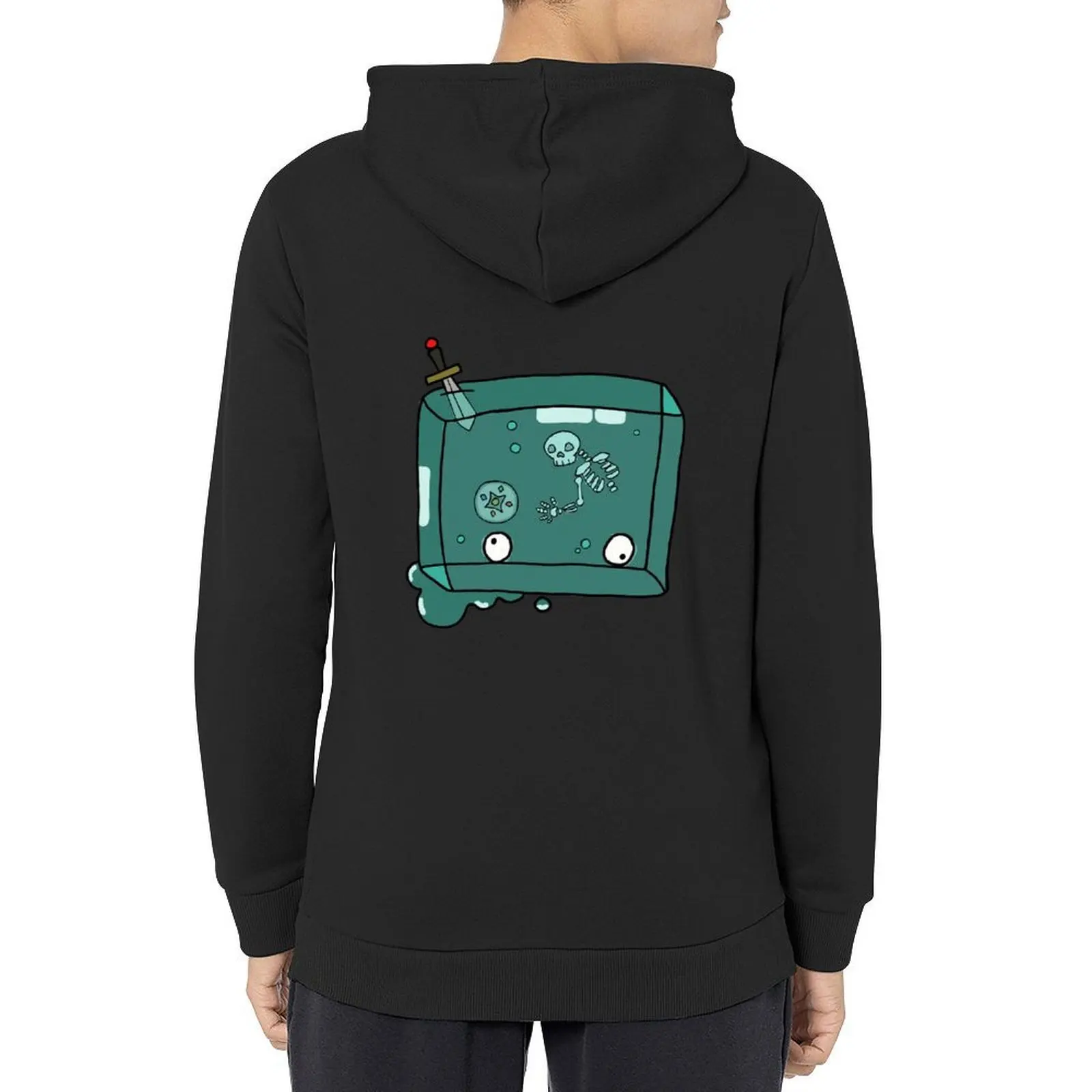 

DnD Gelatinous Cube Hoodie male clothes graphic t shirts men mens clothing hooded shirt men's hoodies