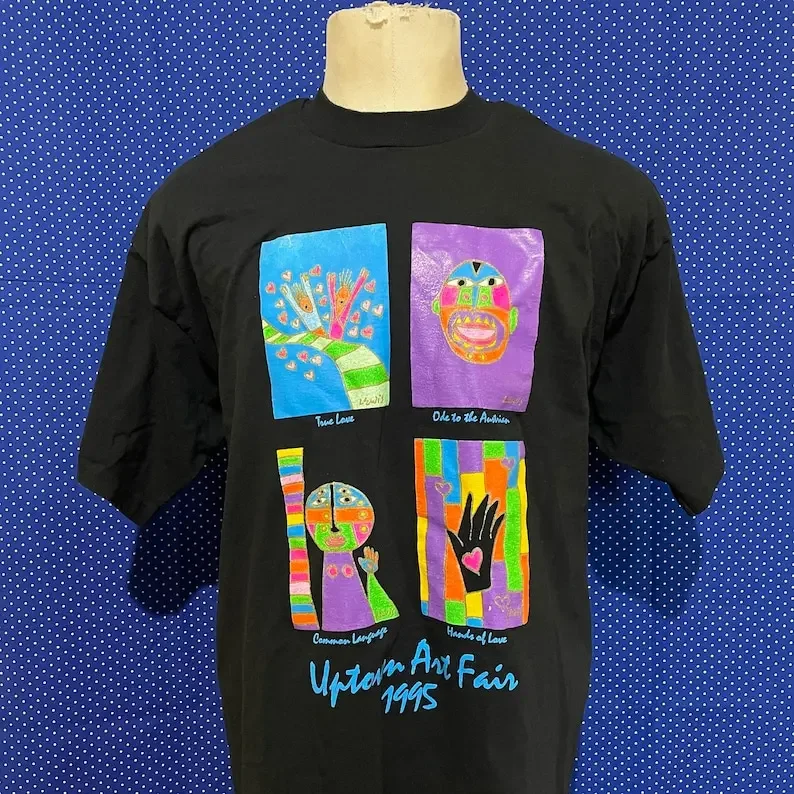 1995 Uptown Art Fair t-shirt, long XL