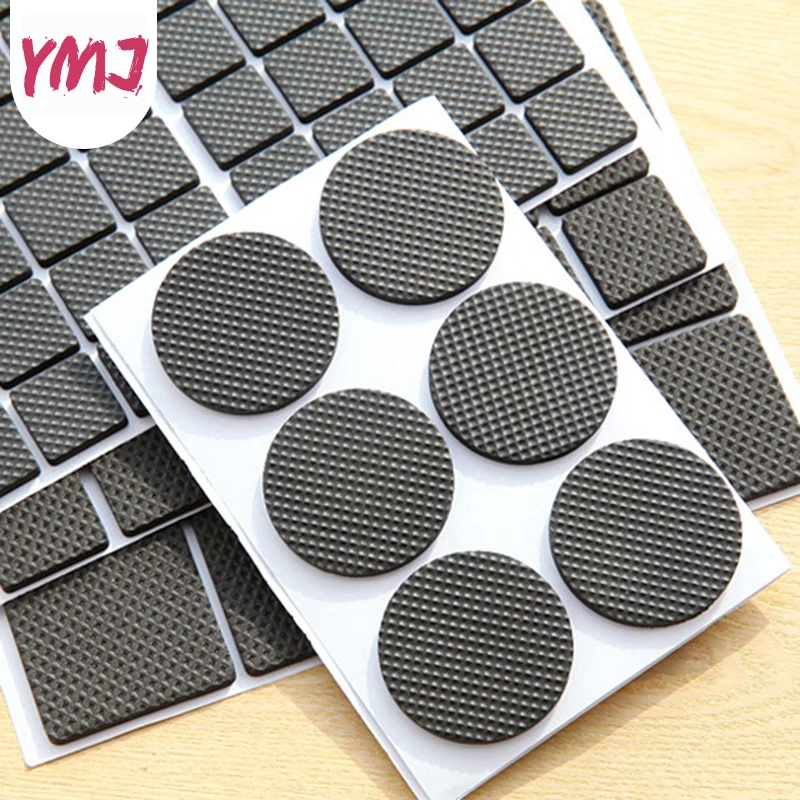 Self-adhesive Furniture Mat Anti-slip Mat Sofa Cabinet Table and Chair Legs Feet Protector Bumper Damper Floor Protecter Pads