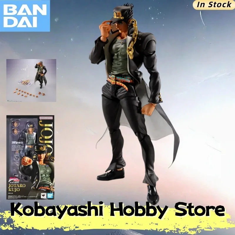 

Genuine Bandai S.H.Figuarts JoJos Bizarre Adventure Stardust Crusaders Jotaro Kujo Action Figure Brand New in Stock