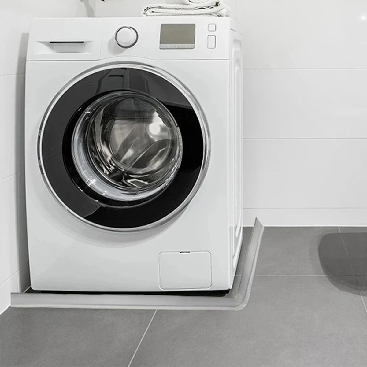 

A76K Silicone Bathroom Water Stopper Water Retaining Strip Bendable Bathroom Door Washing Machine Shower Threshold Water Dam