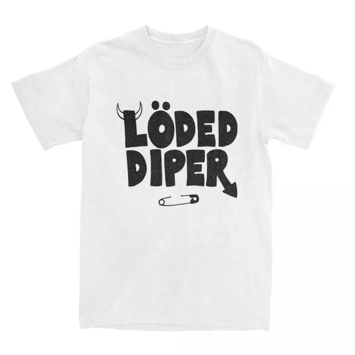 Loded Diper Overlode Shirt Stuff Men Women 100% Cotton Humor Tees Short Sleeve Tops Classic