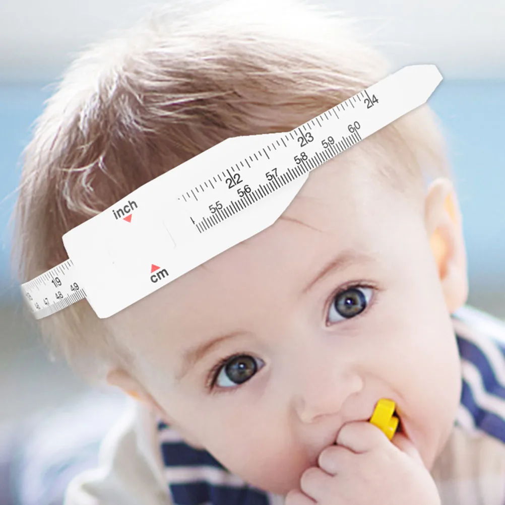 

2pcs Kids Head Circumference Measuring Tape 60cm 24inch Soft Ruler for Arm Body Measurement Baby Accurate PP Material