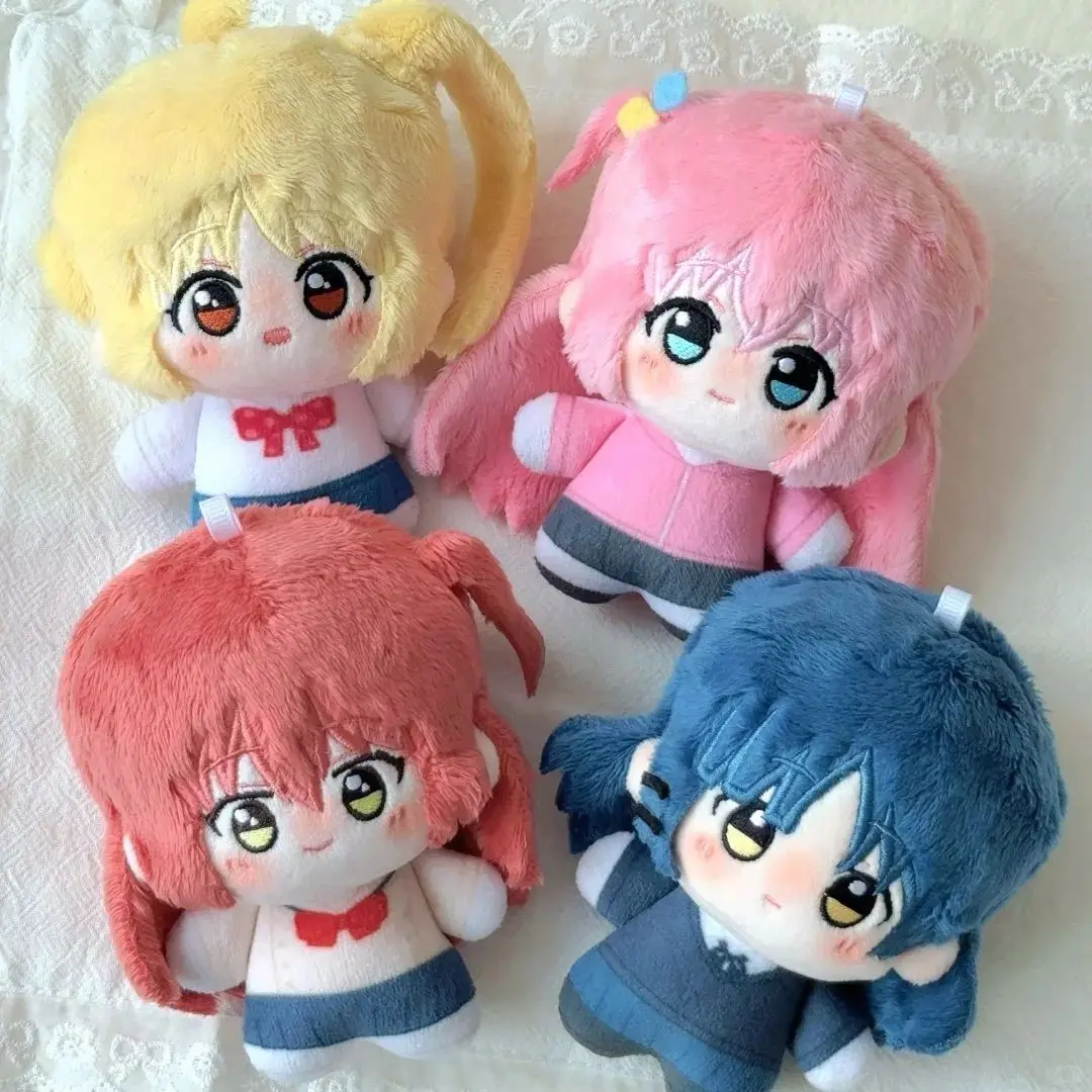 Bocchi the Rock! Hitori Gotoh Ryo Yamada 10cm Cotton Doll Q Version Plush Pendant Collectible Toy Birthday Gift For Anime Fans