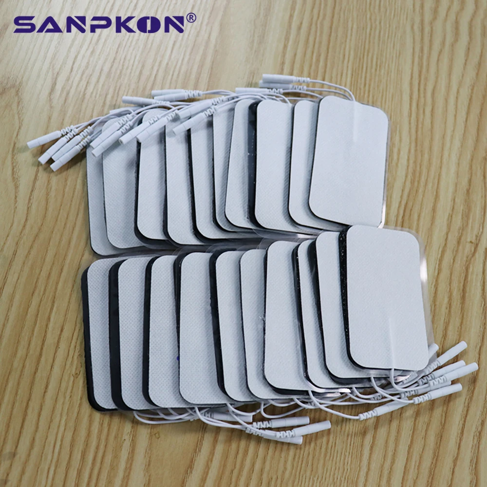 

50pcs/lot Tens Electrode Pads Sticker Conductive Gel Pad For Body Acupuncture Digital Therapy Massager EMS Muscle Stimulator