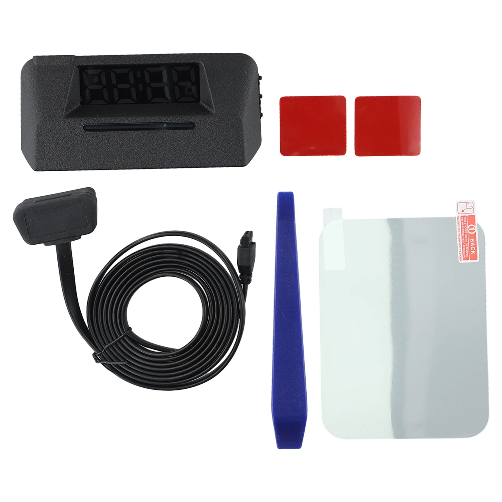 Car Head Up Display HUD Gauge with OBD2 Interface for Monitoring Speedometer Temperature and Engine Parameters