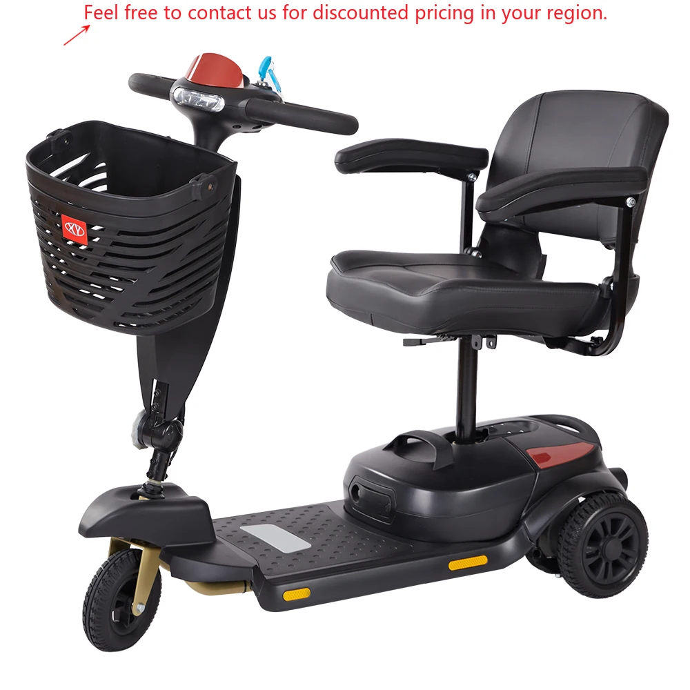 

2025 High Quality Anticollision Design Premium Detachable 3 Wheel Mobility Scooter For Elderly