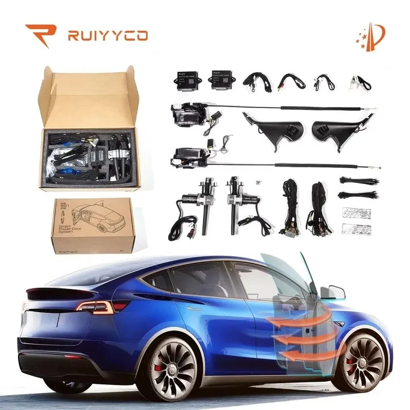 Hot Sale Model Y 2019-2026 Auto Electric Door Opener Kit Power Auto Open Close Motorized Front Door Retrofit